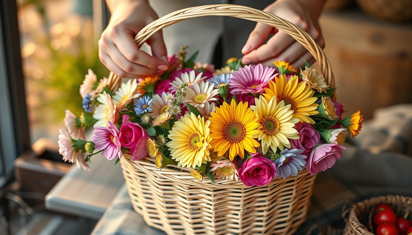 Seasonal flower arrangements